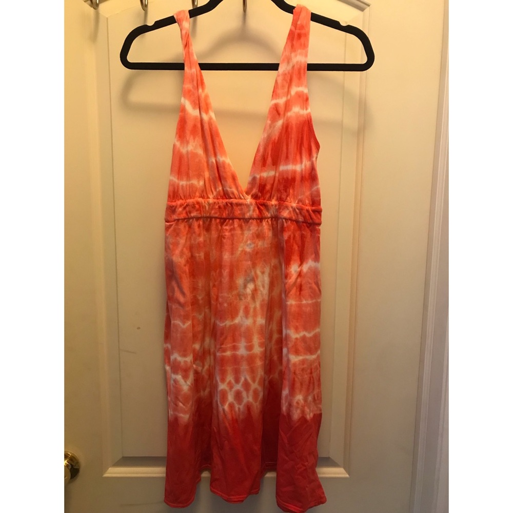 Gypsy 05 Orange Tie Dye Small Dress